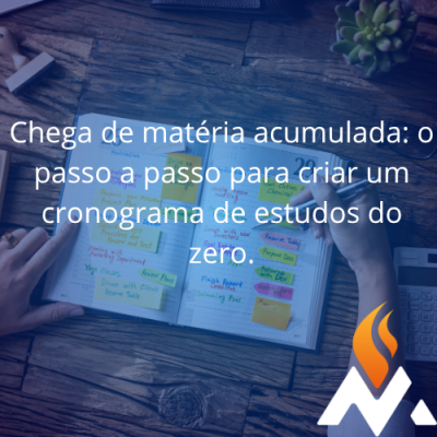 Como criar um cronograma de estudos para o ENEM e Vestibulares do zero